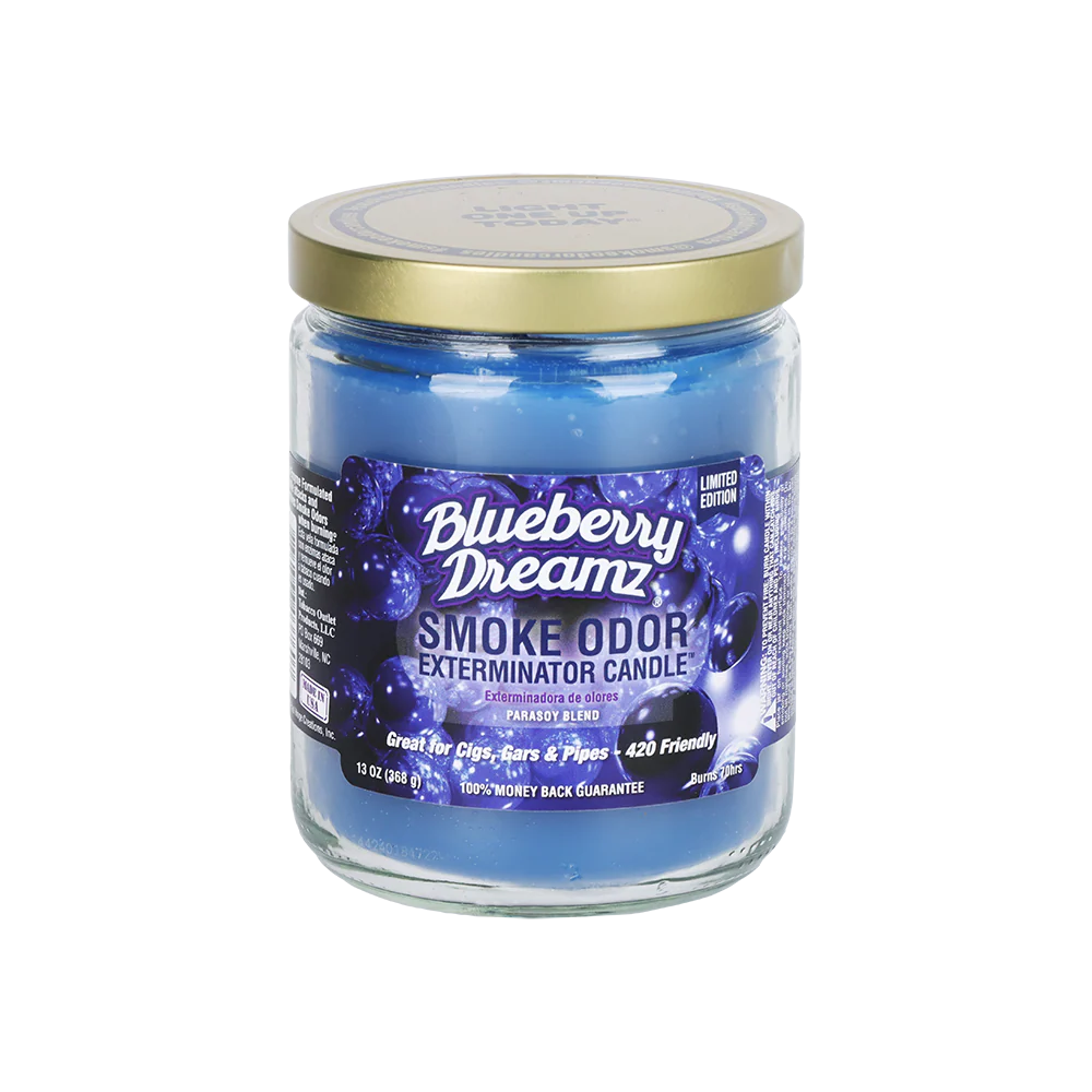 Photograph of product: Smoke Odor Exterminator 13oz Candle - Blueberry Dreamz