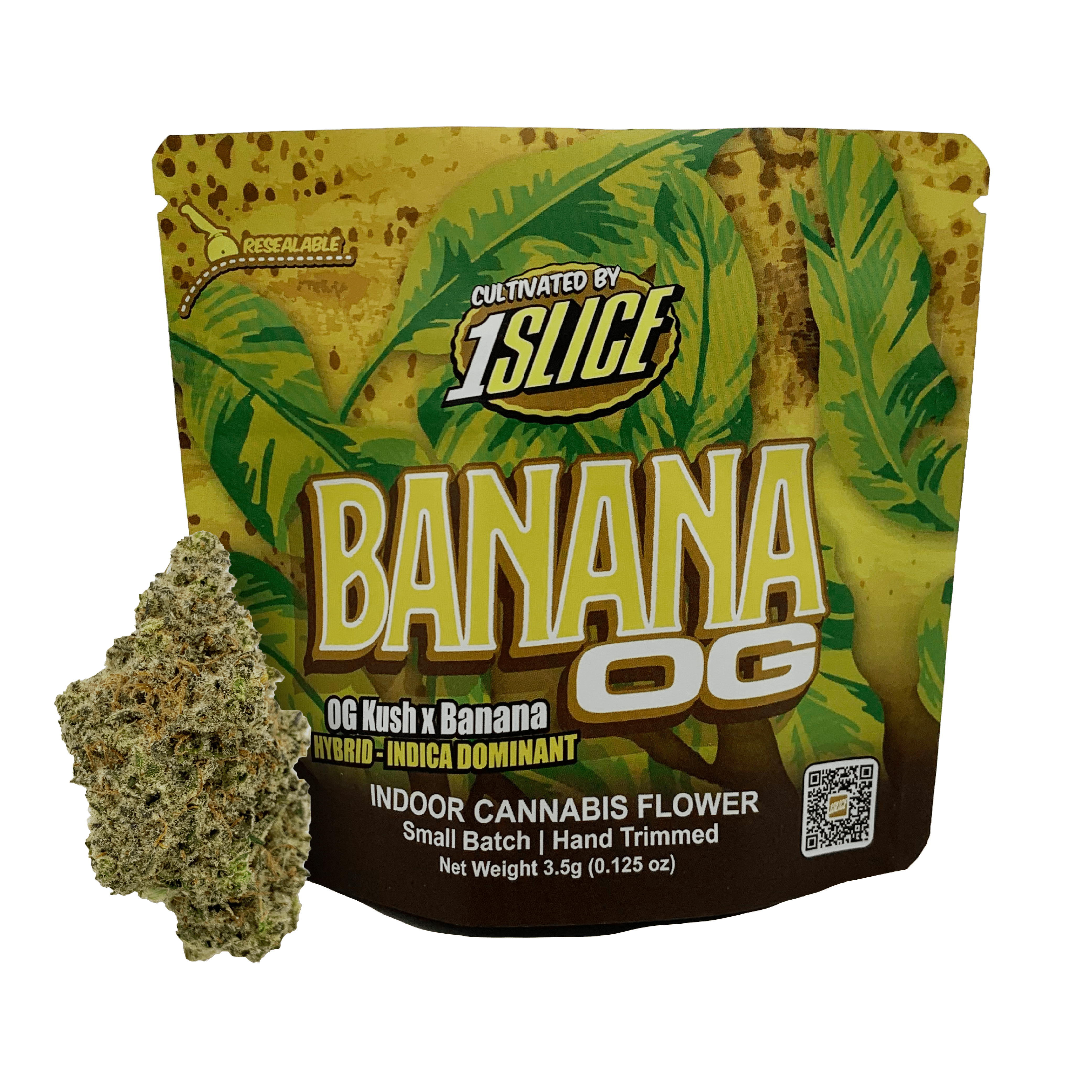 Photograph of product: 1Slice | Bag | Banana OG | 3.5g