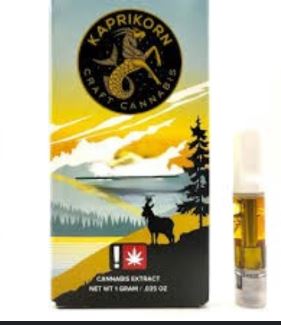 Photograph of product: Cartridge - 1g Kaprikorn HTE - Acai Gelato