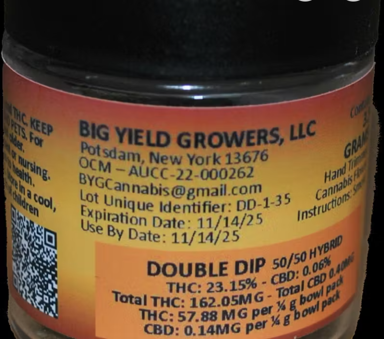 Photograph of product: BYG Oui'd | Double Dip Flower - .7g