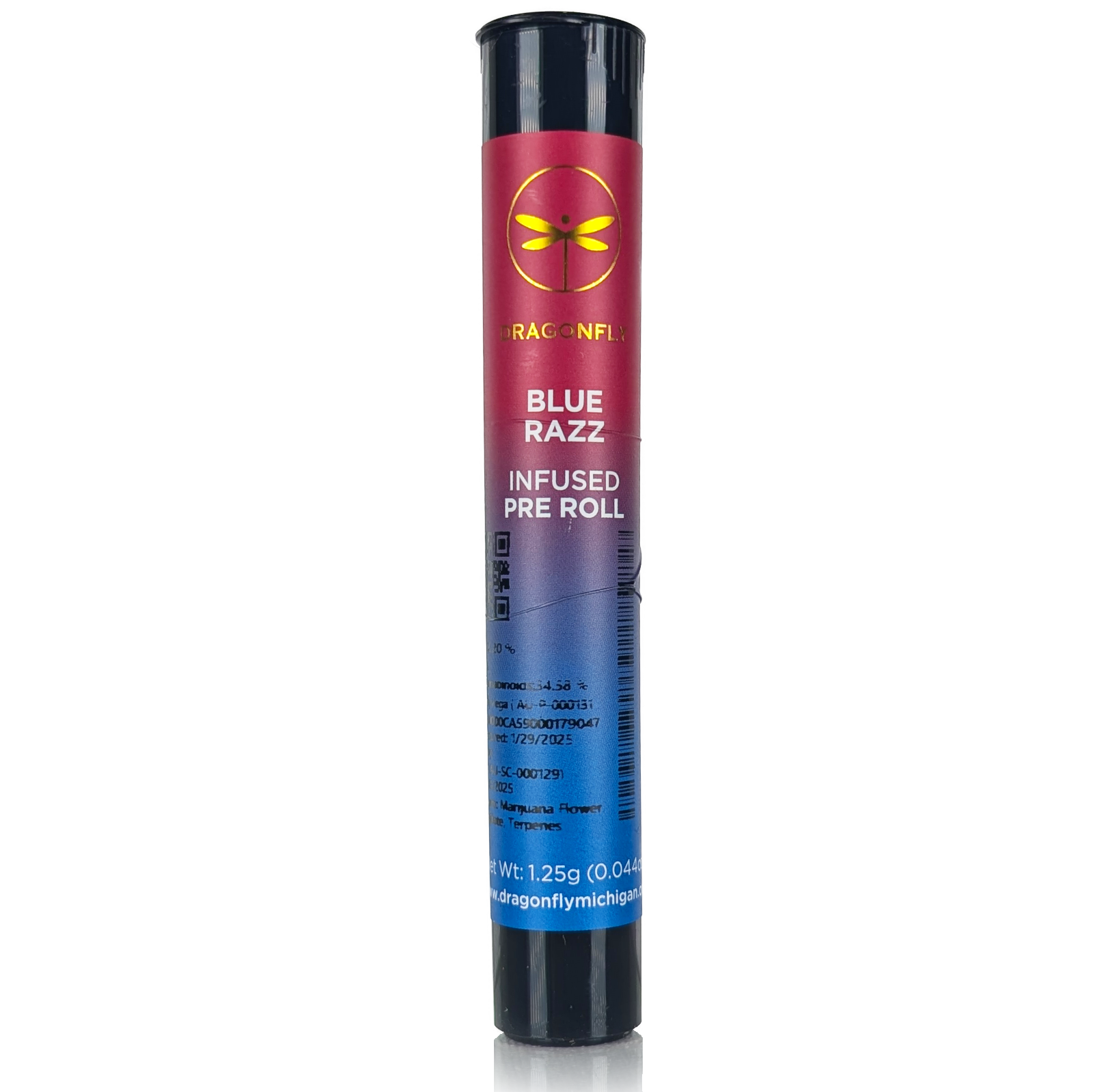 Photograph of product: BLUE RAZZ - INFUSED PRE-ROLL