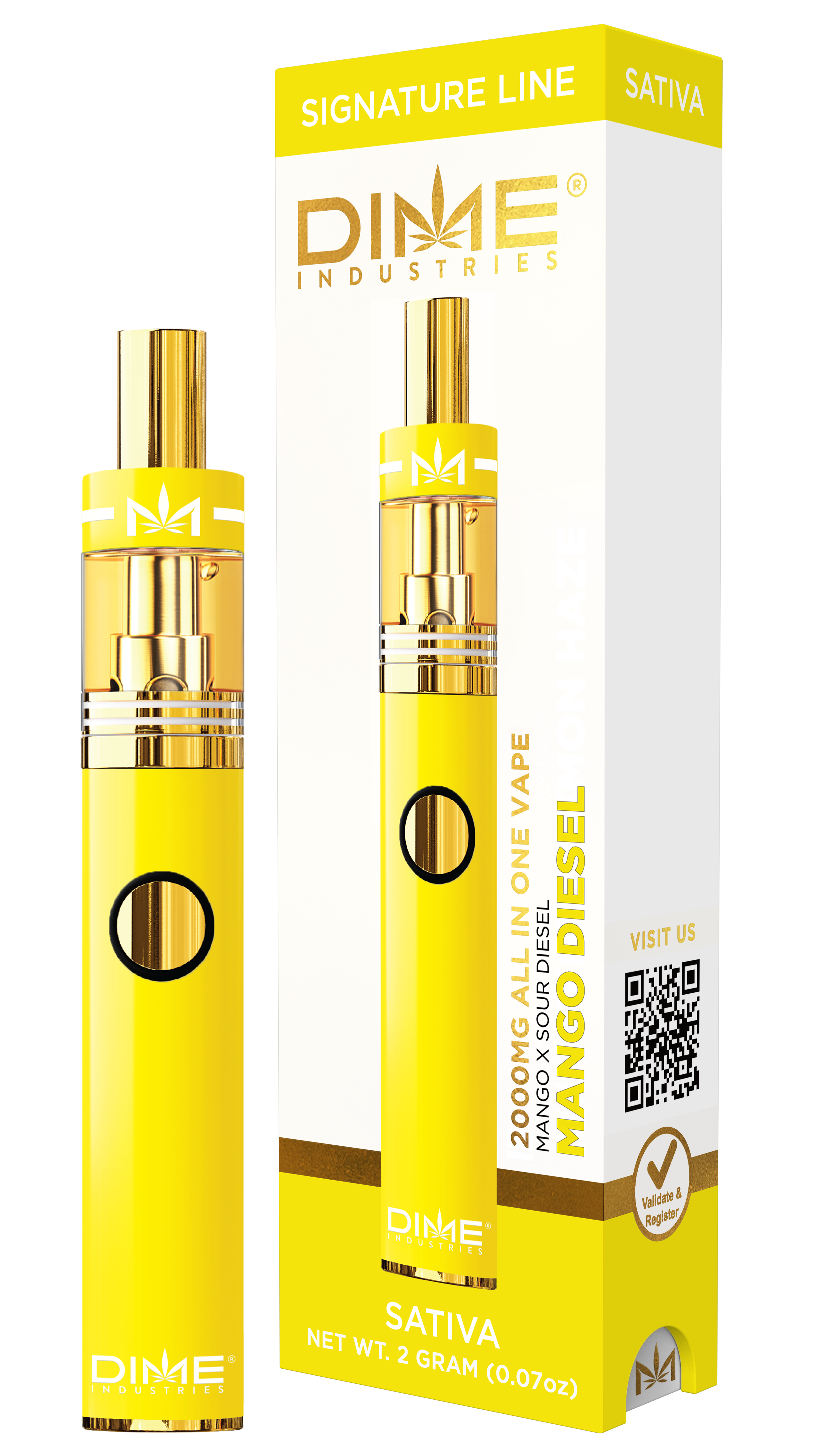 Photograph of product: MANGO DIESEL 2G DISPOSABLE