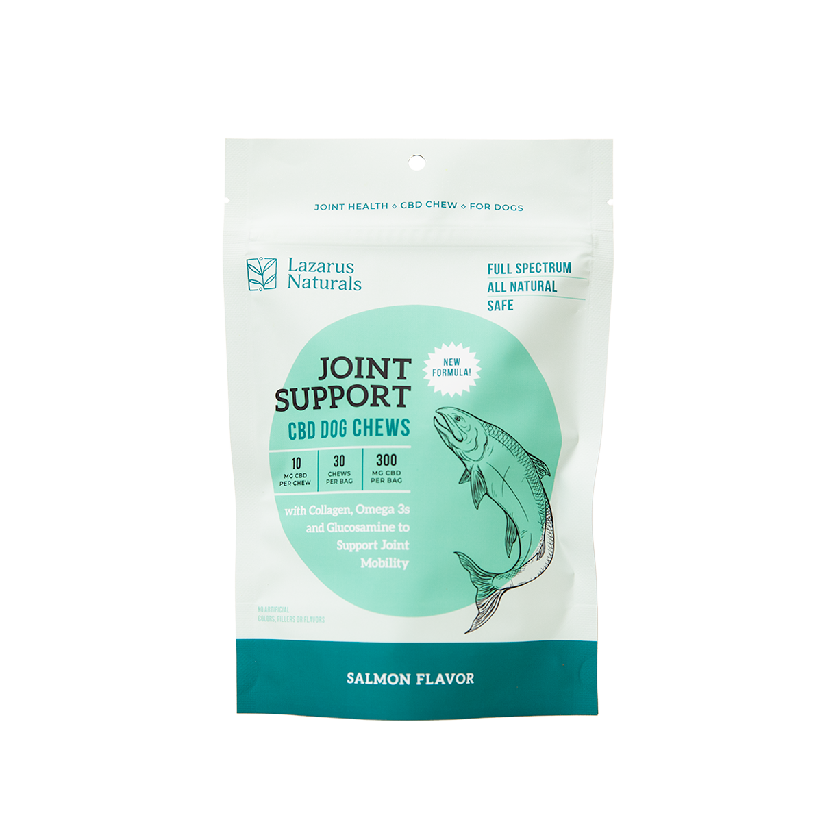 Photograph of product: Lazarus Naturals - CBD Dog Treats Joint Support  - Salmon - 300mg (CBD)