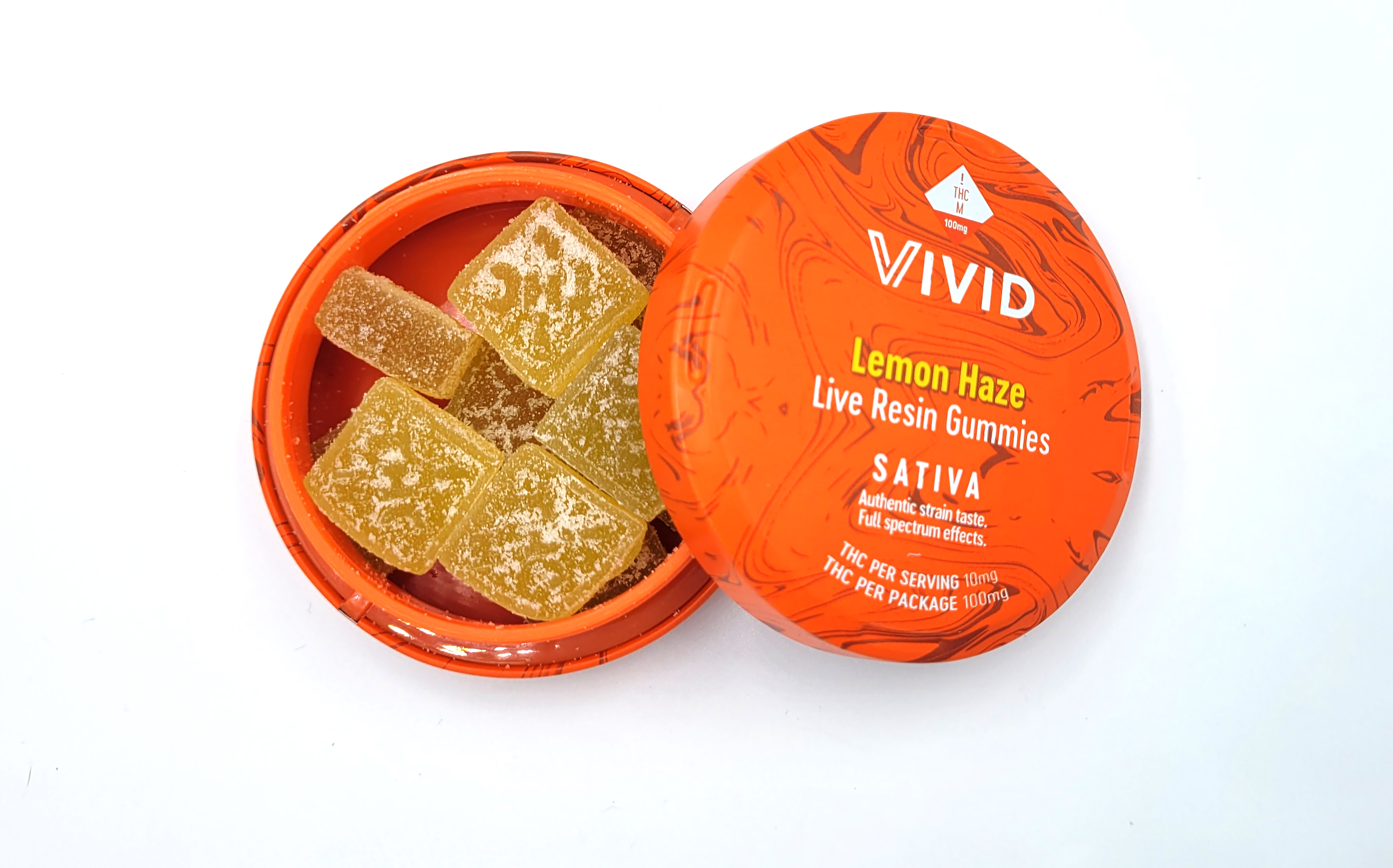 Photograph of product: Orange Creamsicle - Vivid - 250mg Live Resin Gummies