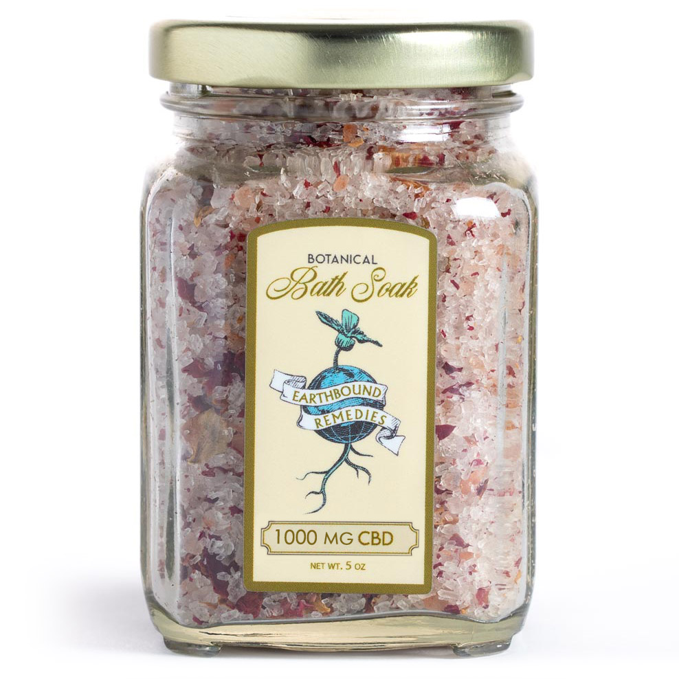 Photograph of product: Earthbound Remedies Sacred Frankincense & Rose Bath Soak