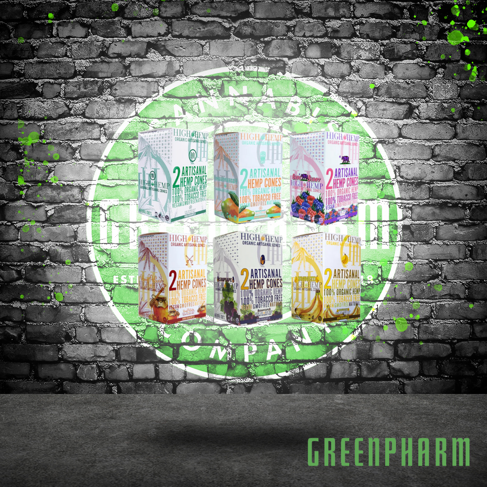 Photograph of product: High Hemp Cones 2 pk - Assorted Flavors