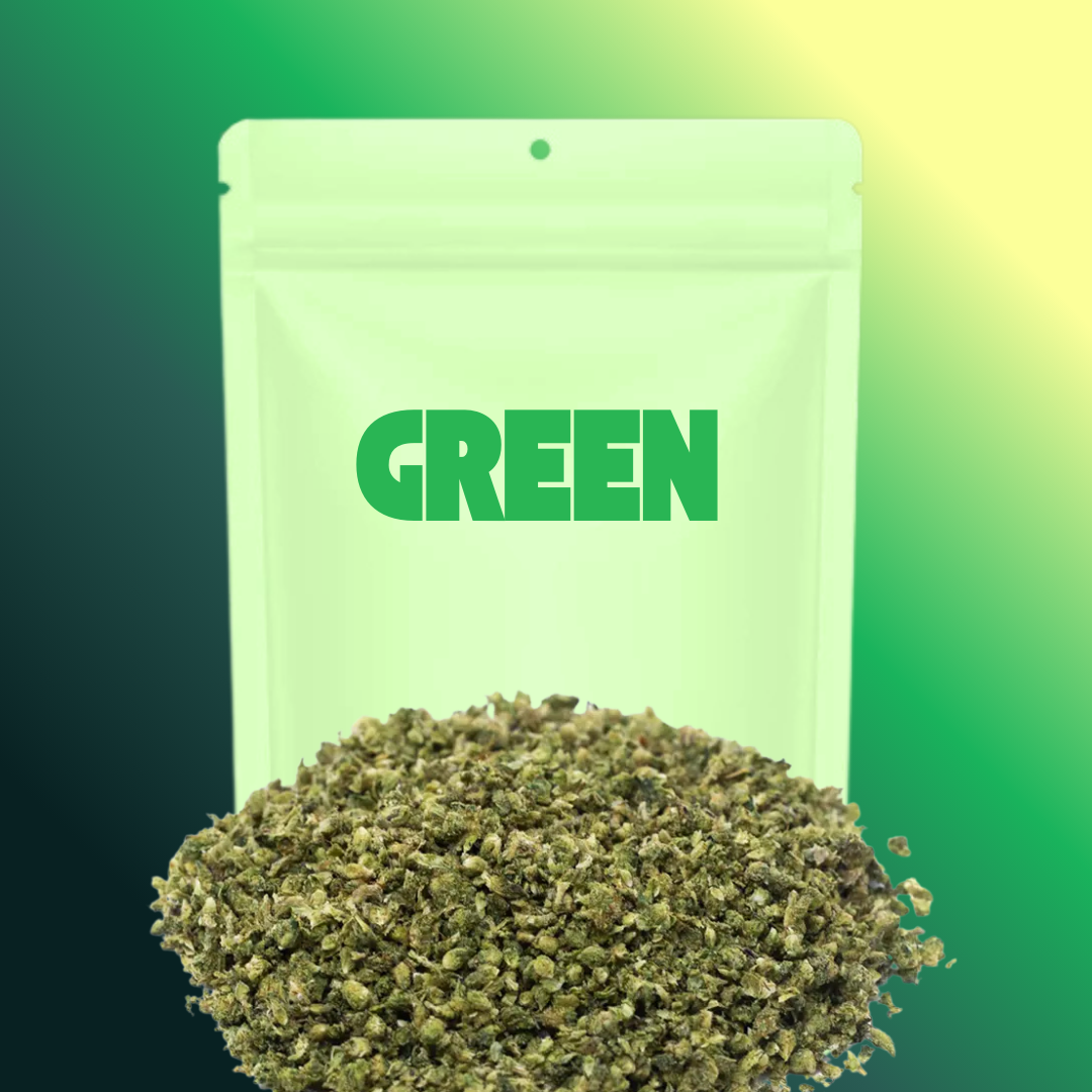 Photograph of product: Green | Tropsanto #5 Pre-Ground Flower | - 14g