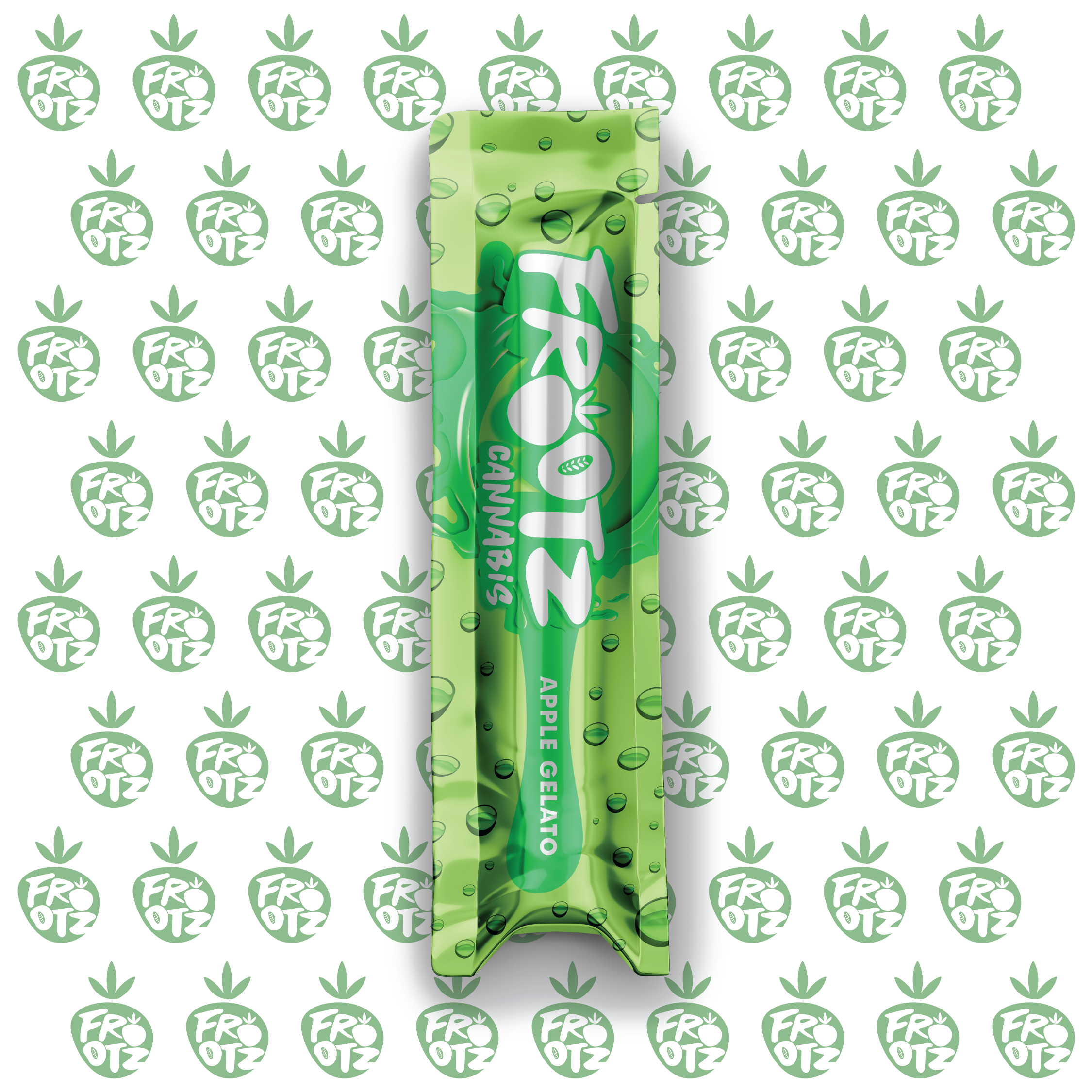 Photograph of product: Frootz | Disposable | Apple Gelato | 1g