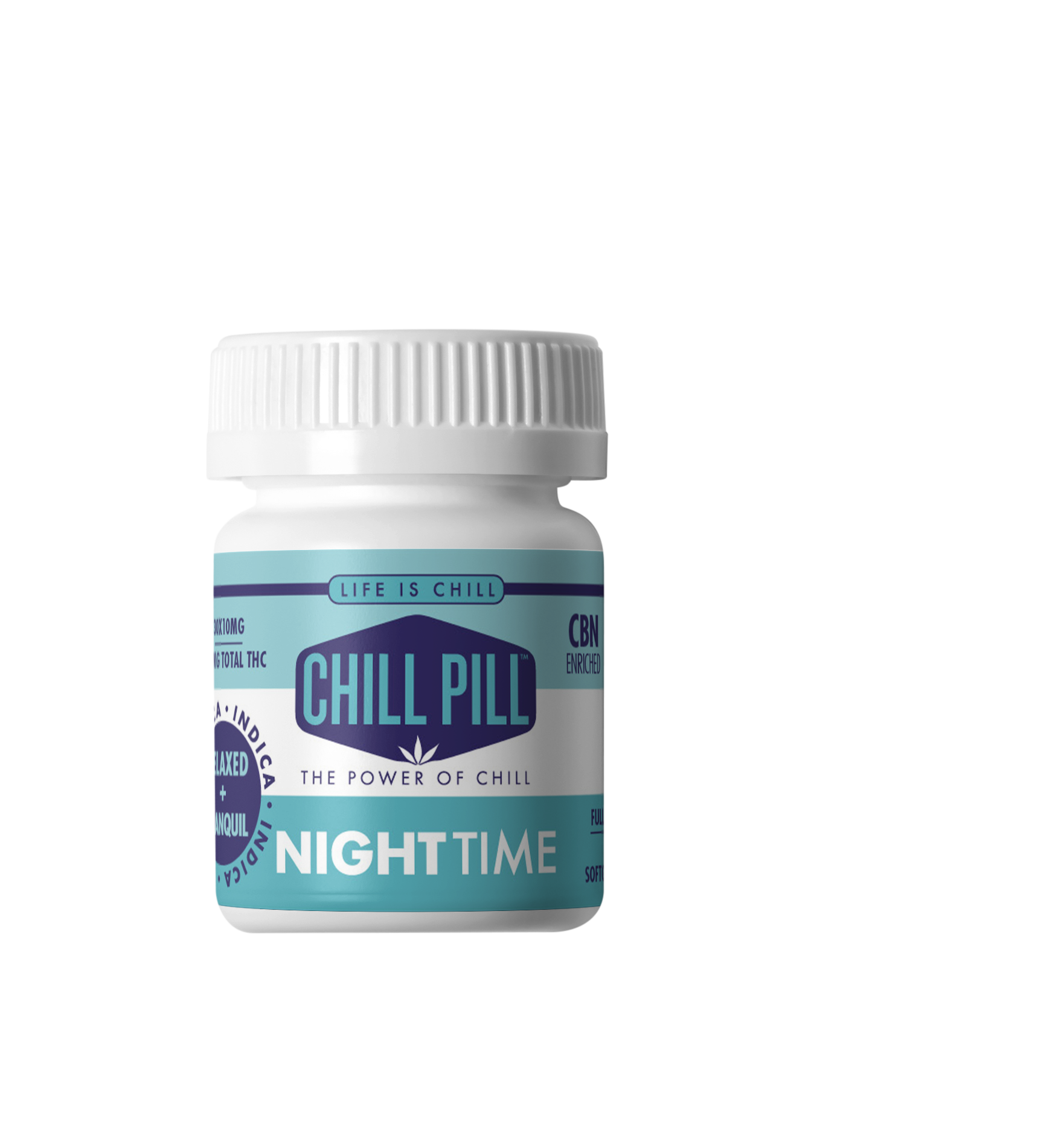 Photograph of product: CHILL PILL NIGHTTIME 10X10MG/100MG