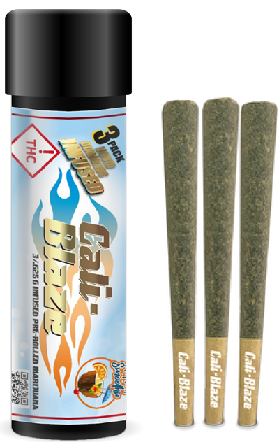 Photograph of product: Oui'd - INFUSED PRE ROLL 3PK - 1.875G