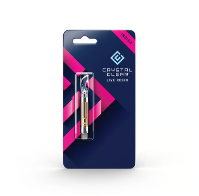 Photograph of product: Blueberry Cookies Live Resin Disposable (Crystal Clear)