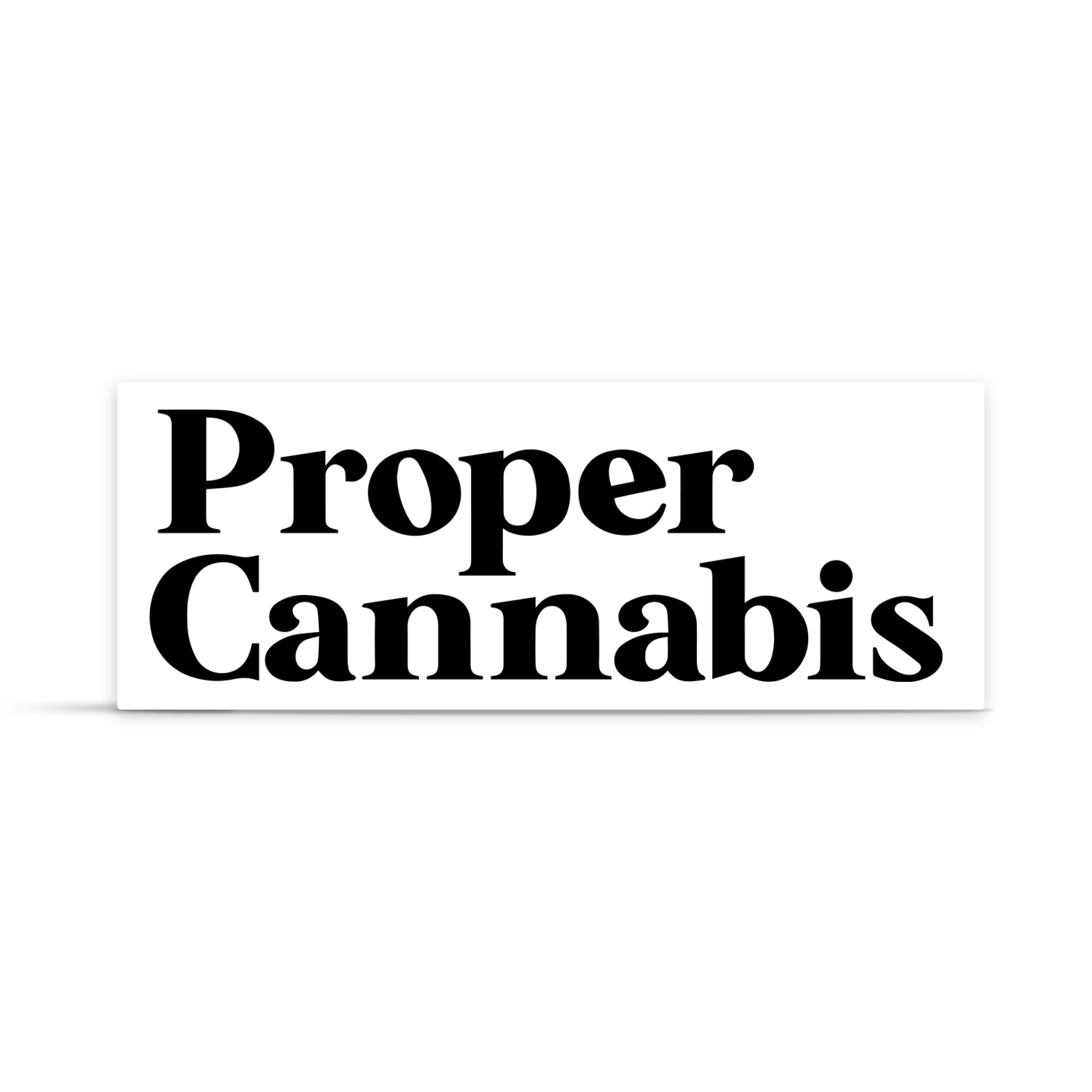 Logo for img-fluid: Proper Cannabis