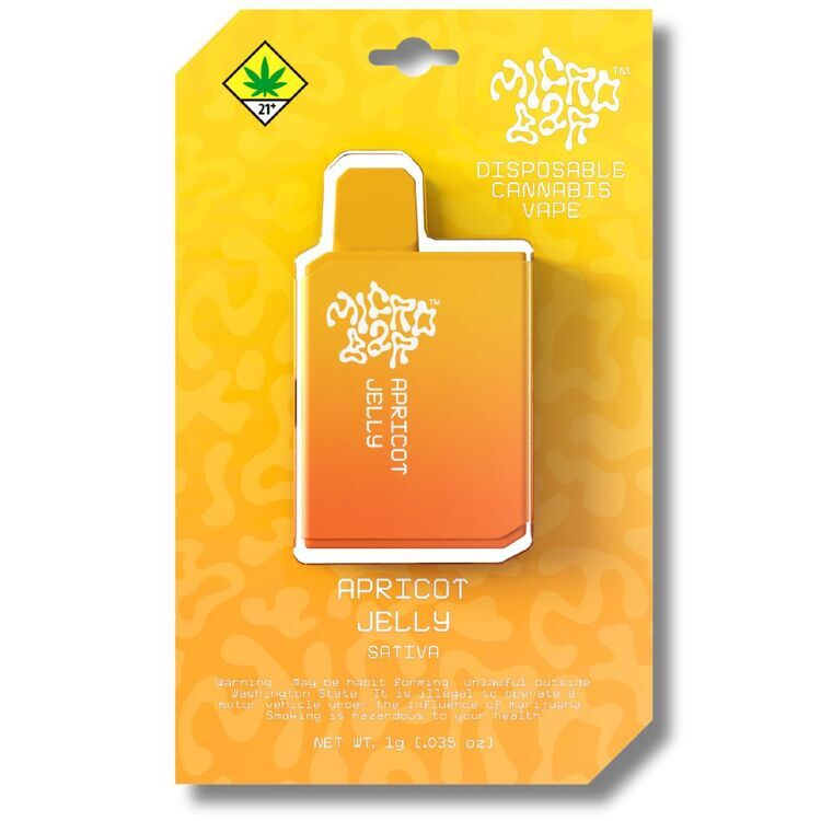 Photograph of product: Apricot Jelly Disposable Cartridge (Micro Bar)