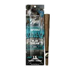 Photograph of product: Claybourne Co. | Blue Dream Flyers Infused Blunt | 1.5g
