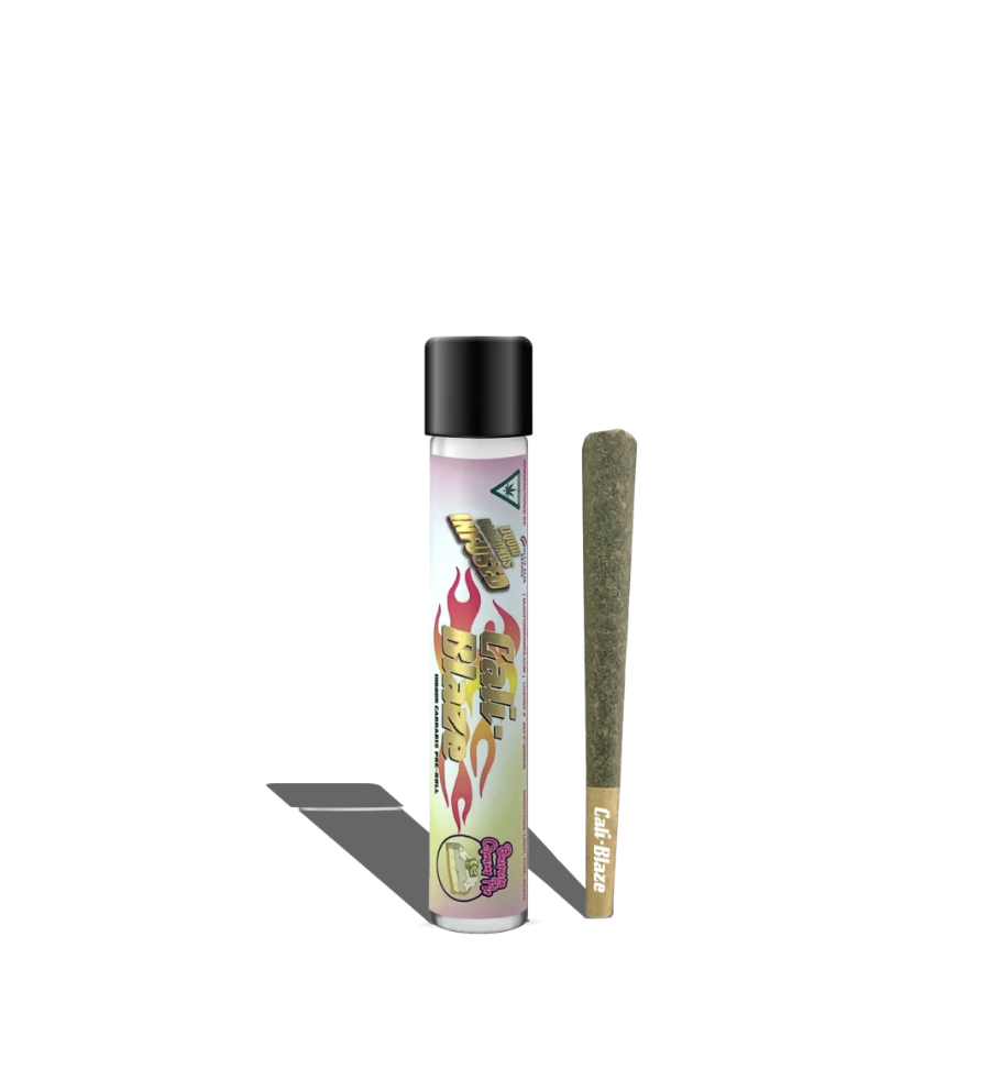 Photograph of product: Cali-Blaze Banana Cream Pie 1.2g Infused Preroll