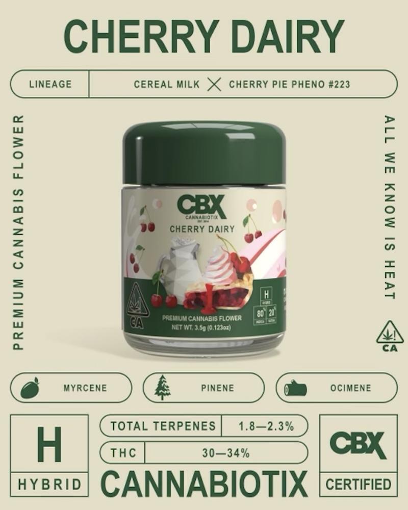 Photograph of product: Cherry Dairy - 3.5g