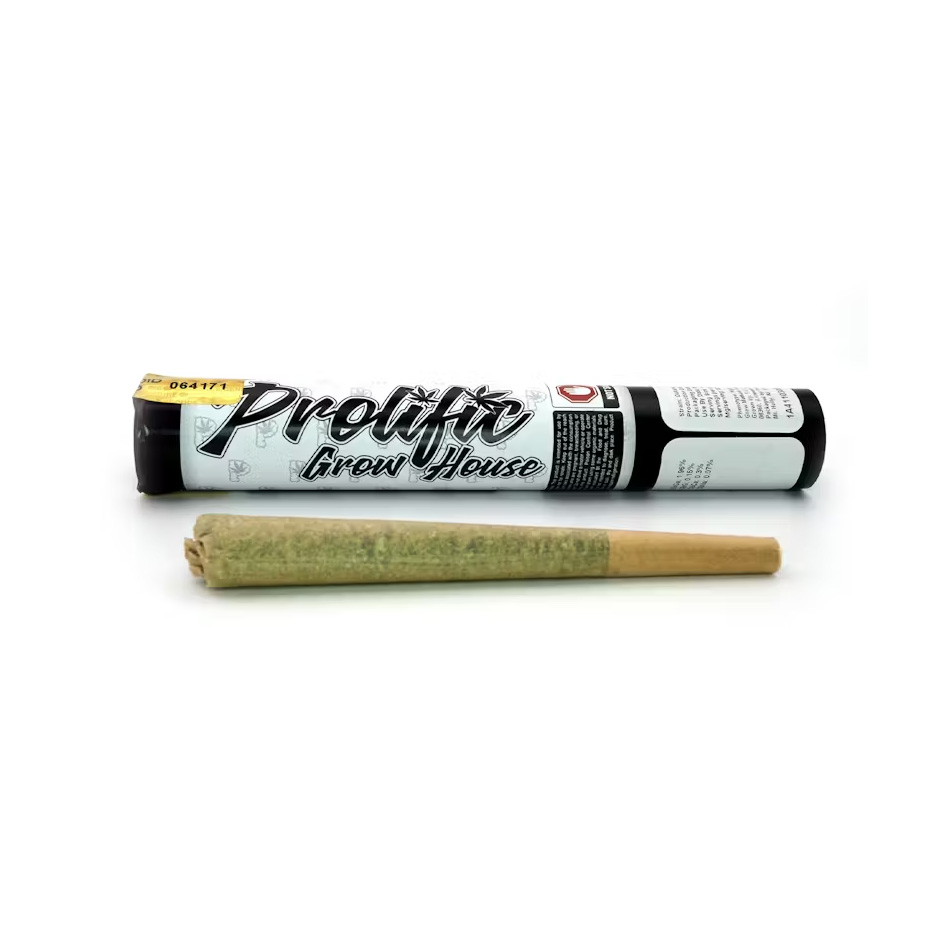 Photograph of product: Prolific Growhouse - UK Candy Pre-Roll 1g