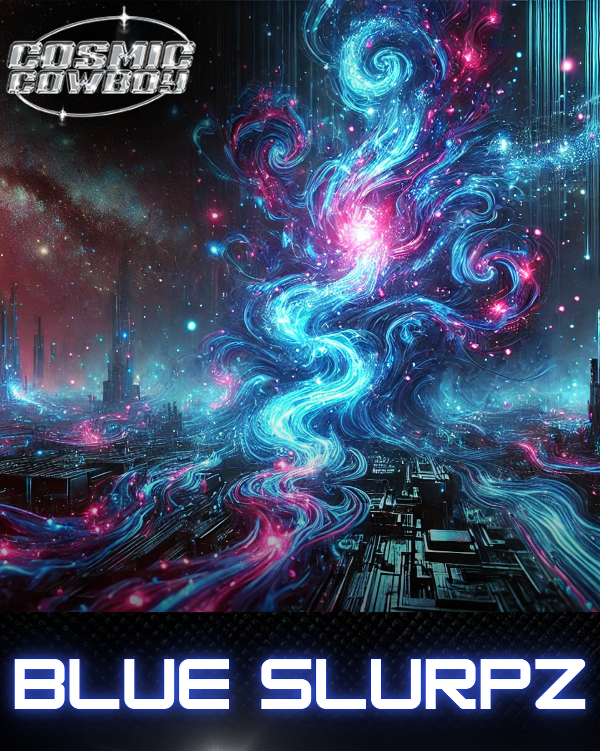 Photograph of product: COSMIC COWBOY Blue Slurpz - 3.5g