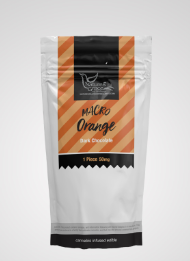 Photograph of product: Dark Chocolate Orange Bar [1pc] | 50mg