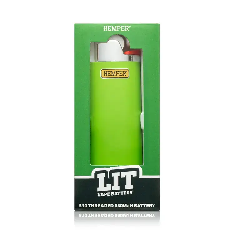 Photograph of product: Battery - HEMPER Lit 510 Thread Discreet Vape - Green