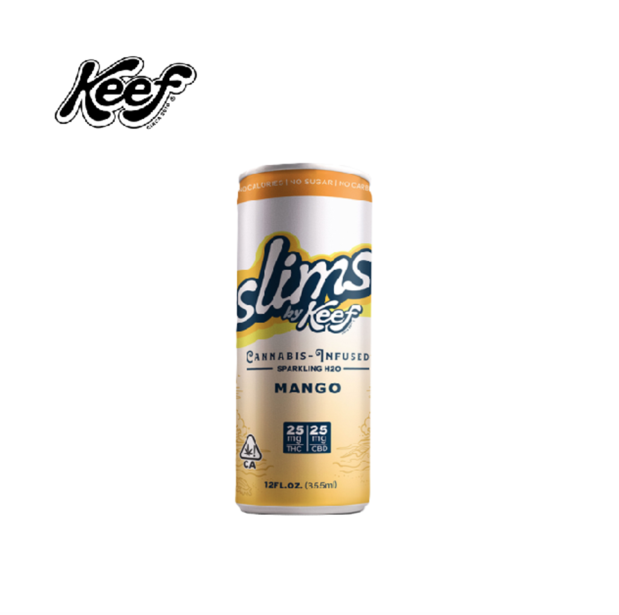 Photograph of product: 1:1 MANGO 50MG THC:CBD SLIMS SINGLE