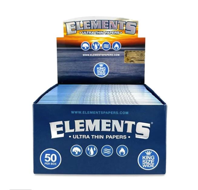 Photograph of product: Elements: King Size Ultra Thin Papers | 33pk