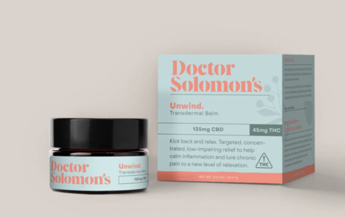 Photograph of product: DR. SOLOMON'S UNWIND BALM 3:1 CBD 45MG
