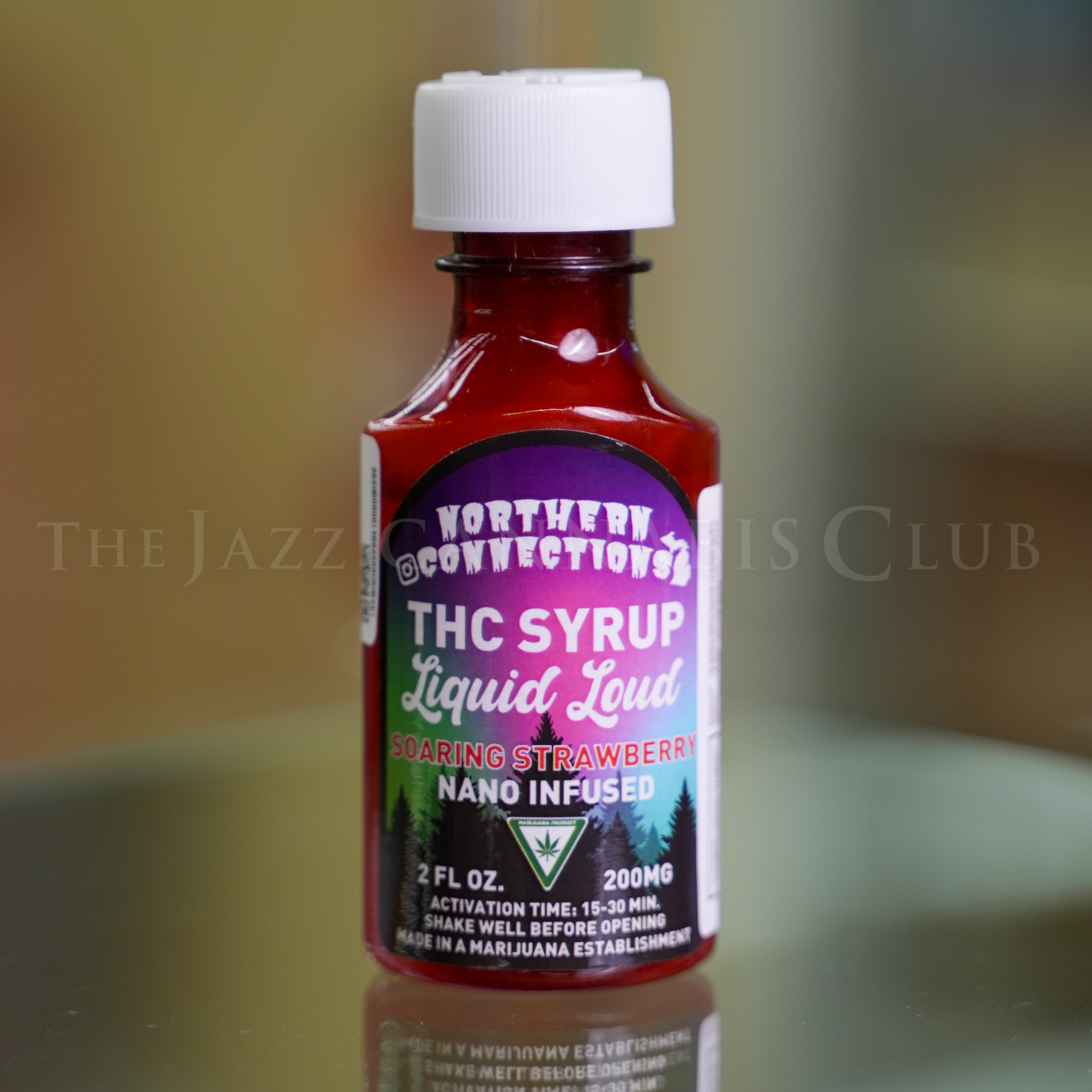 Photograph of product: Northern Connections - Soaring strawberry TH-oui Syrup 200mg