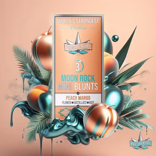 Photograph of product: Presidential - Infused Blunt 3pk - Peach Mango (I) (1.8g)