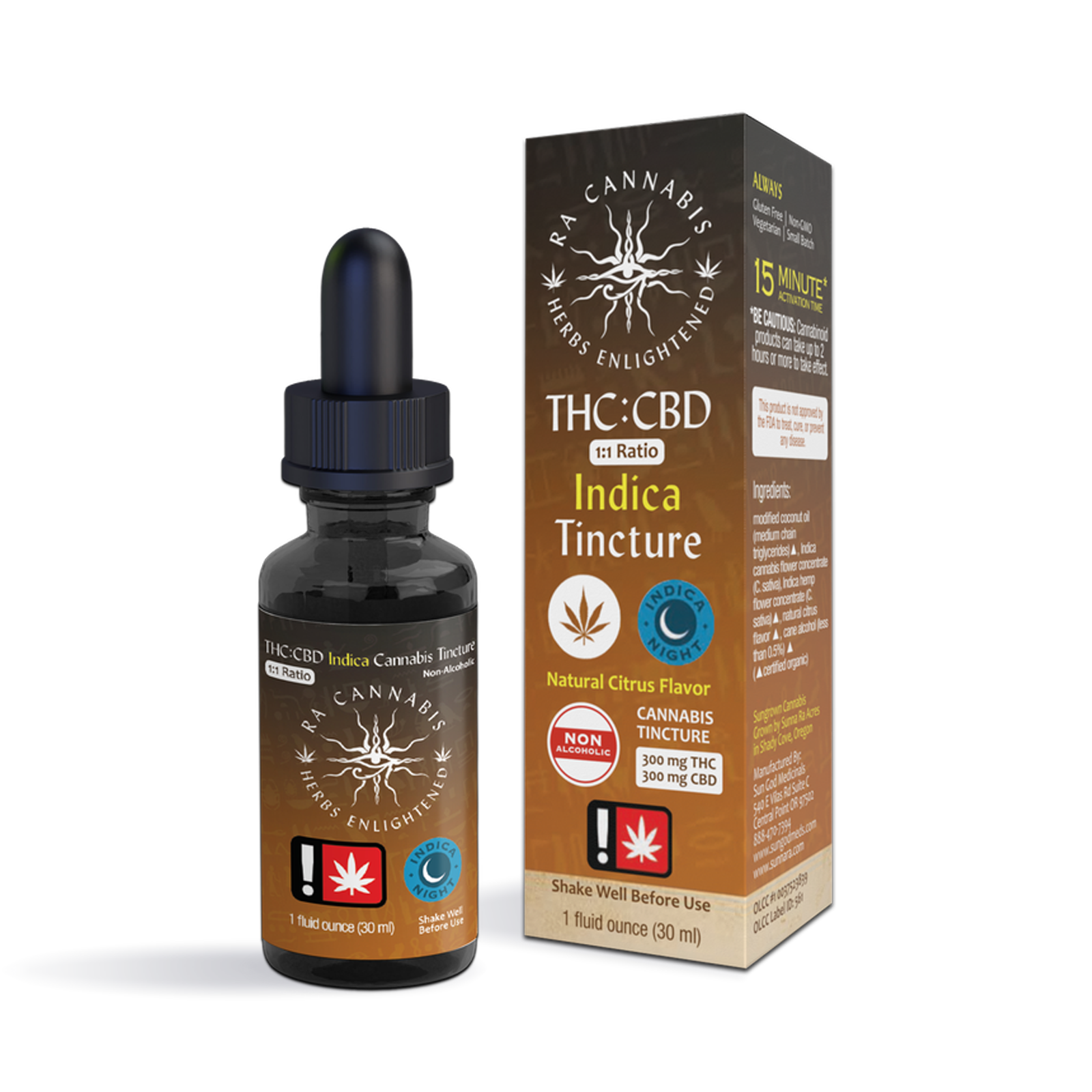 Photograph of product: Ra Oui'd Oui'd 1:1 MCT Oil Tincture | 300mg
