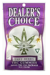 Photograph of product: Tart Berry - 200mg Gummies by Dealer's Choice