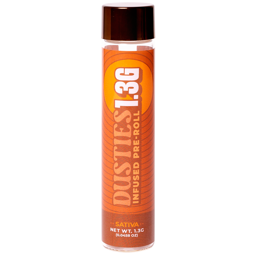 Photograph of product: Dusties Fruity Fizz Infused Preroll 1.3g