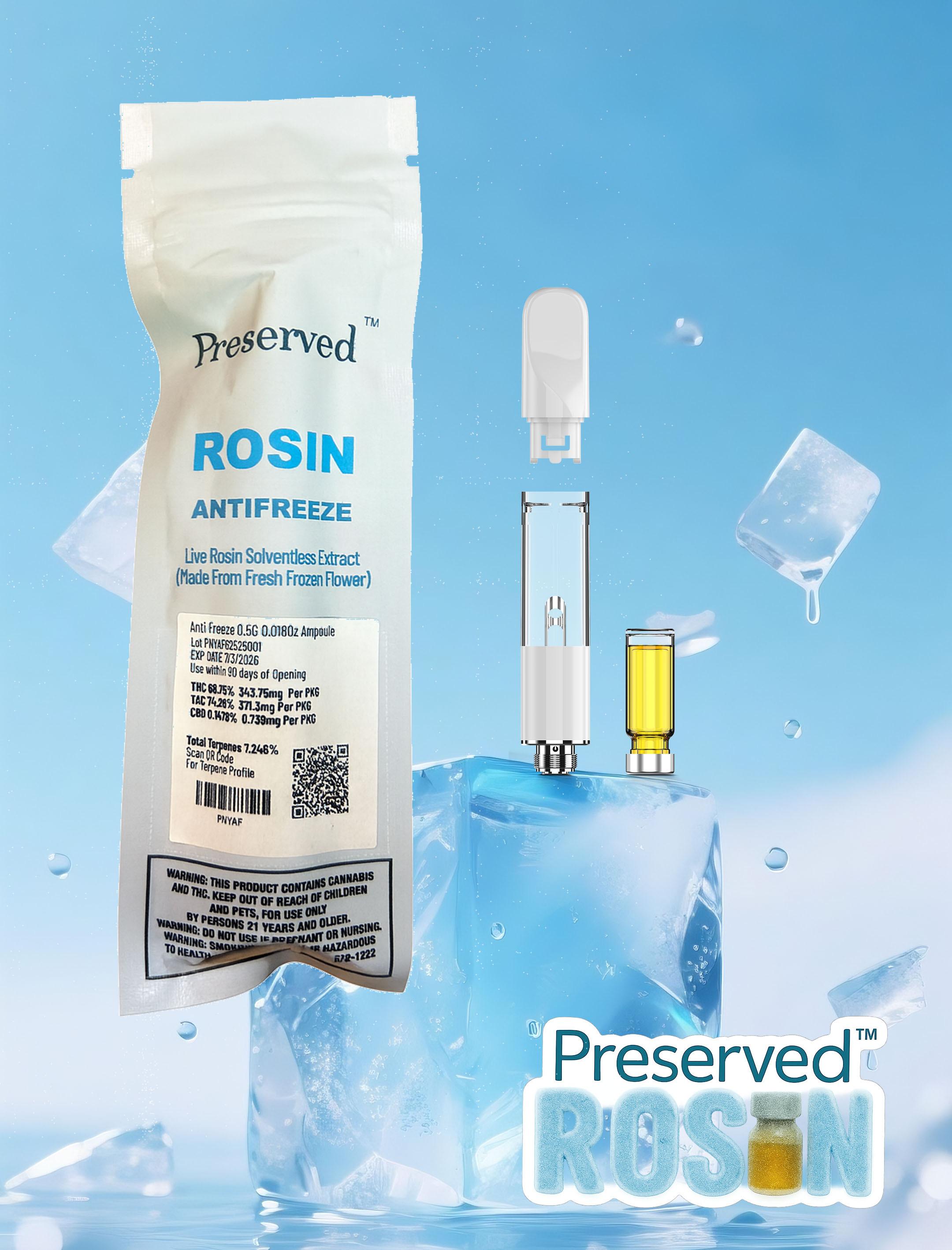 Photograph of product: Antifreeze | Rosin Vape Cartridge .5g