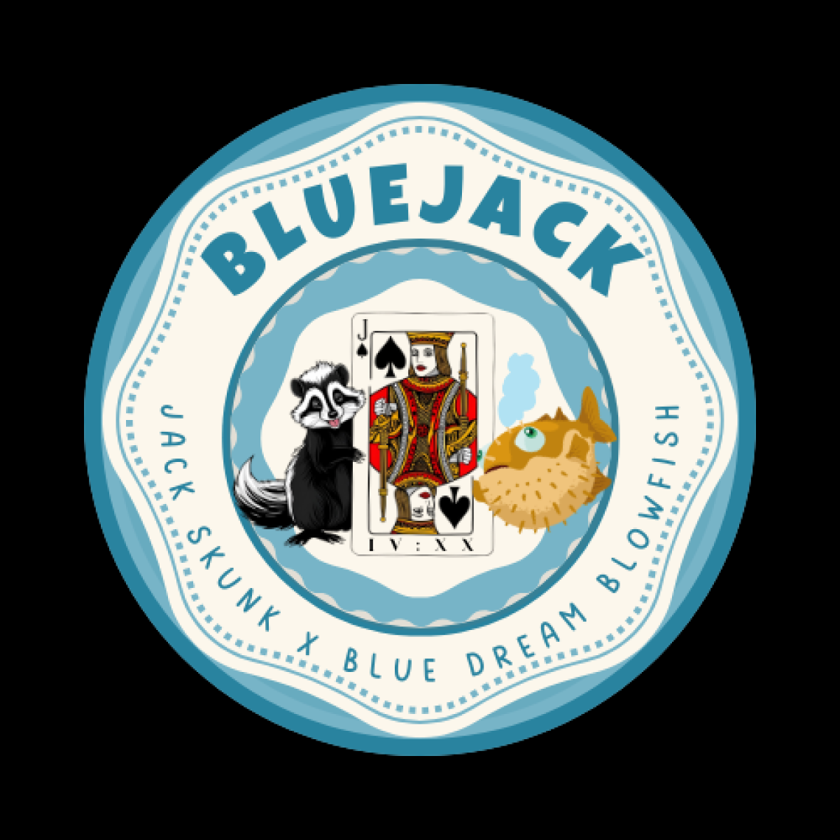 Photograph of product: Bluejack Cured Resin | 2g - Four20