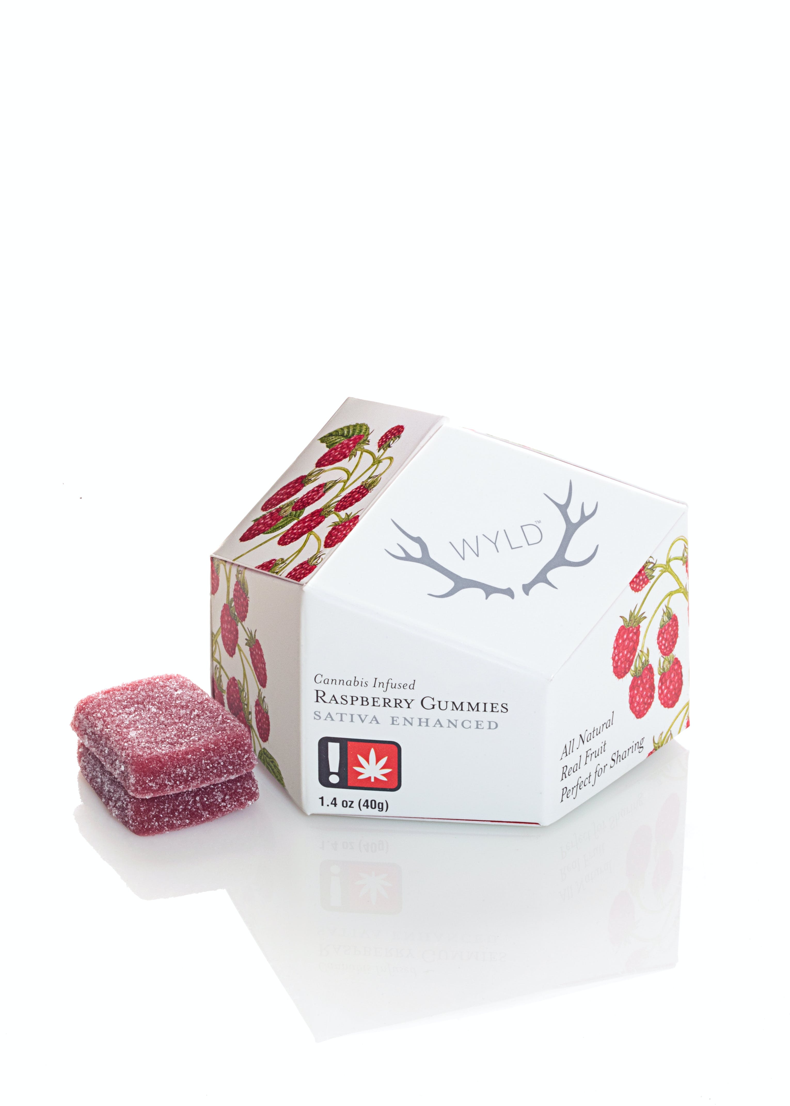 Photograph of product: Oui'd RASPBERRY 100MG - WYLD