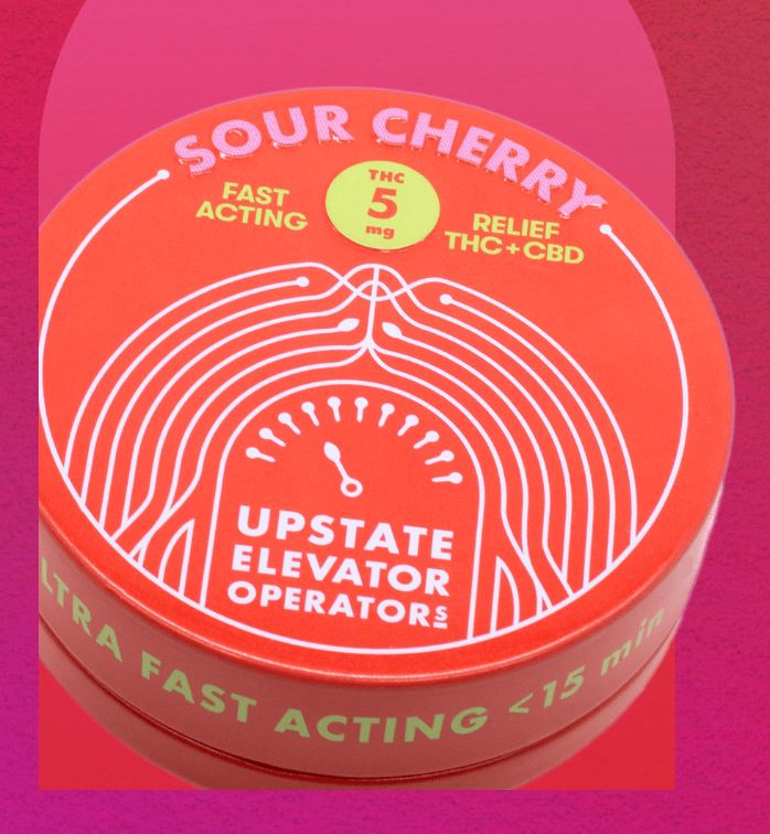 Photograph of product: Sour Cherry | 10mg TH-oui+CBD (10ct)