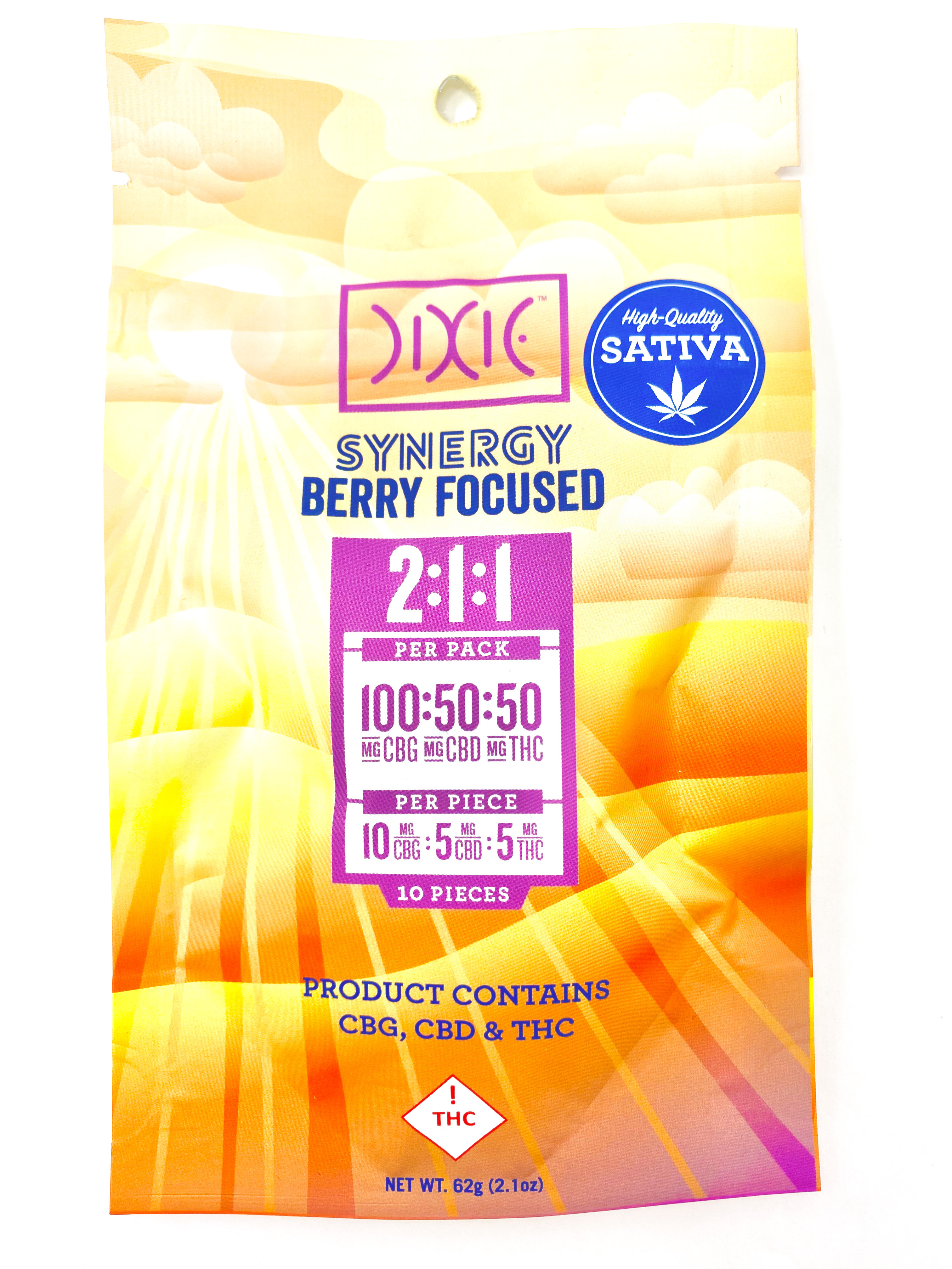 Photograph of product: Berry Focused + CBG:CBD