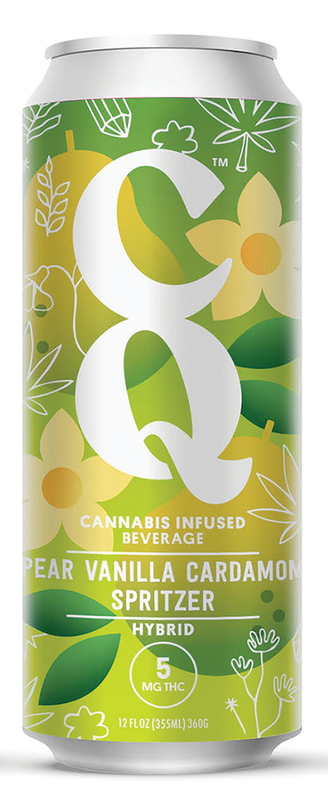 Photograph of product: CQ |  Pear Vanilla Cardamom Spritzer | 5mg