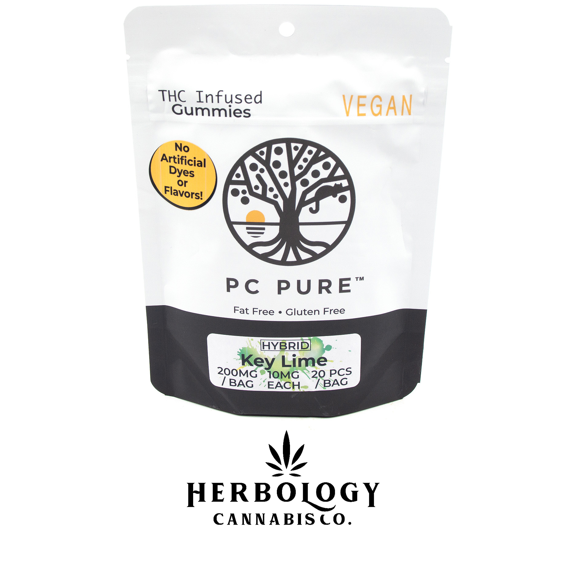 Photograph of product: PC Pure | Gummy | Key Lime | 200mg