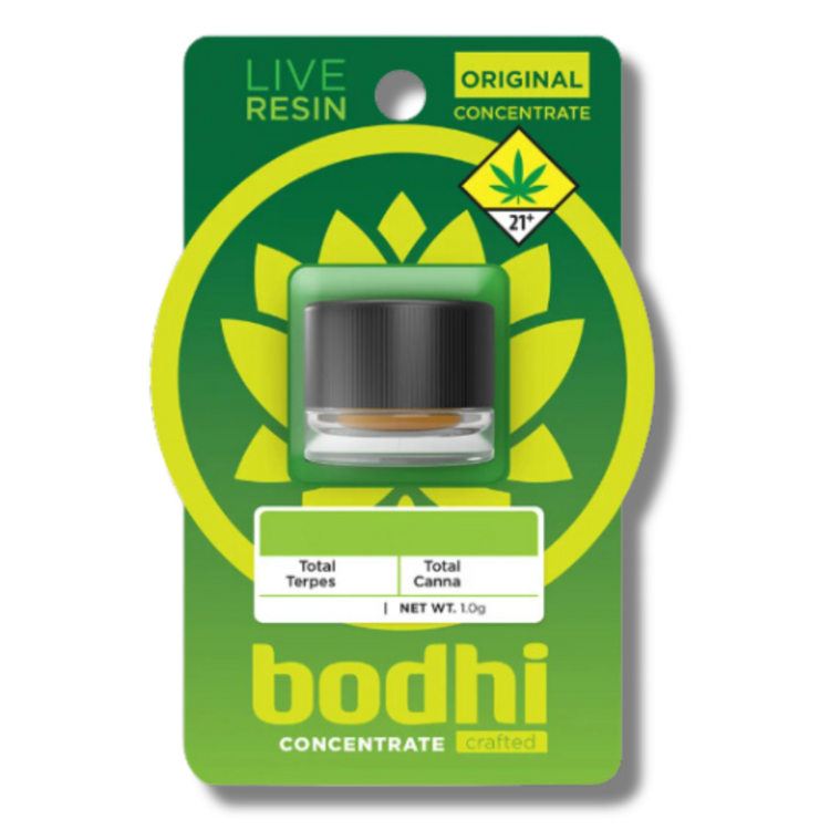 Photograph of product: Blueberry Haze Terp Crystals Original Live Resin (Bodhi High)