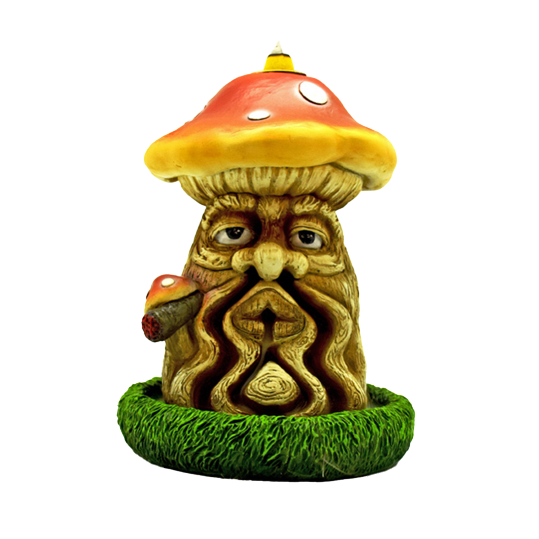 Photograph of product: Backflow Incense Burner- Mushroom Man