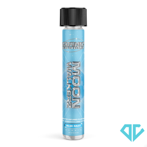 Photograph of product: Cosmic Cowboy Moon Walkerz Blue Razz Moon Rock Infused Pre-Roll 1g