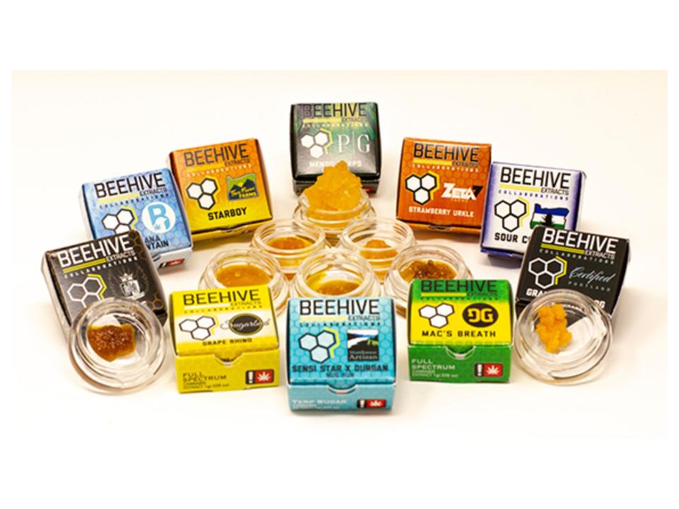 Photograph of product: Badder - TF - Beehive Extracts - 1g - 100 Racks