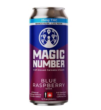 Photograph of product: Blue Raspberry Soda 25mg (Magic)