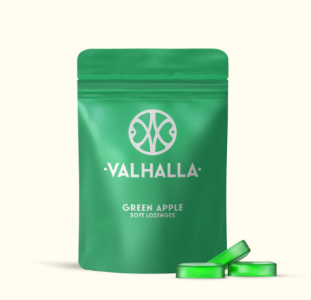 Photograph of product: Green Apple | 100mg Distillate Troche | 10pk