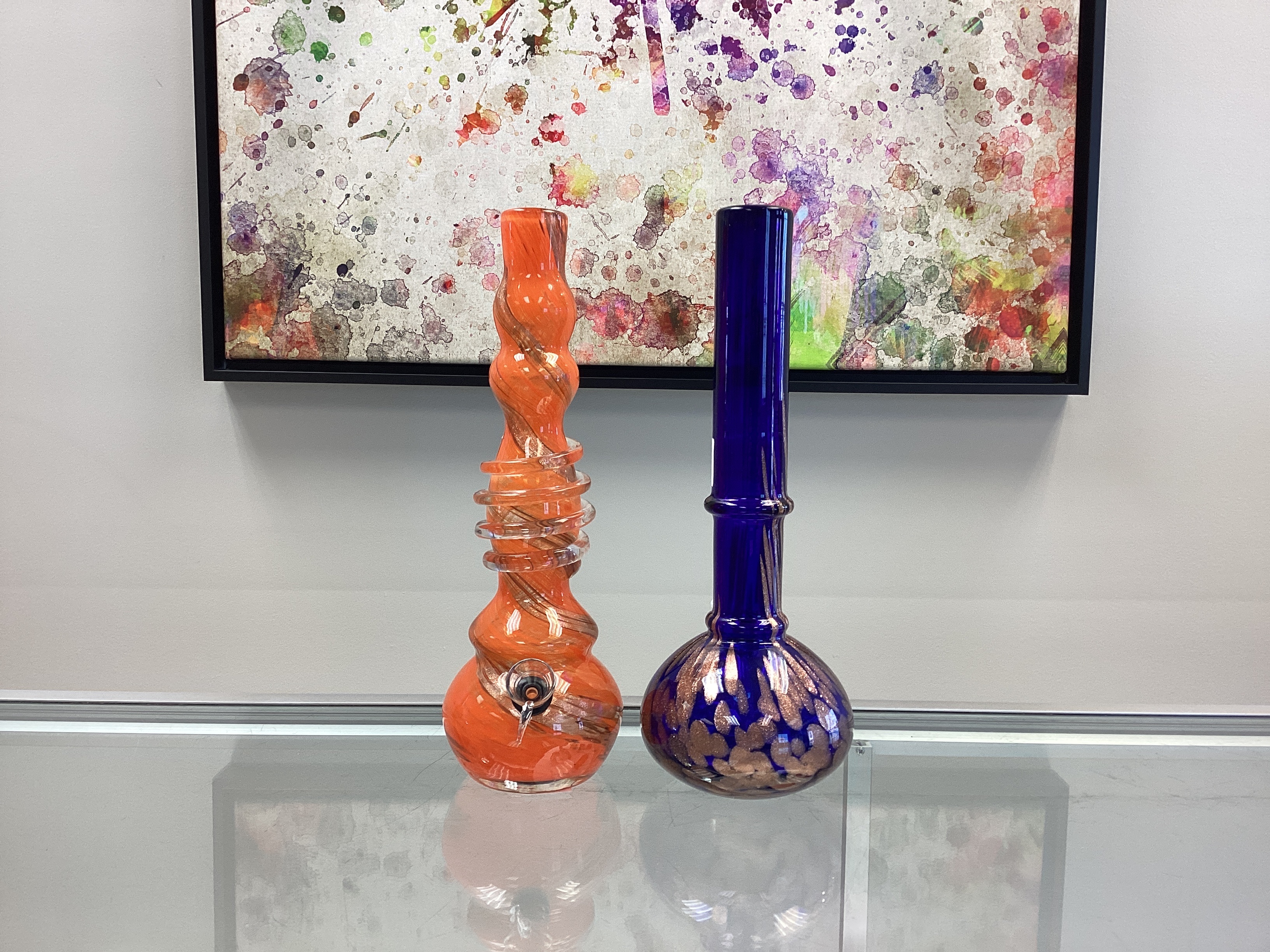 Photograph of product: 12" SoftGlass Water Pipe