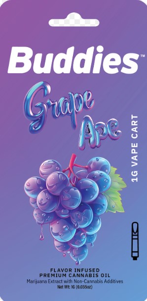 Photograph of product: Flavored Cartridge | Grape Ape | 1g