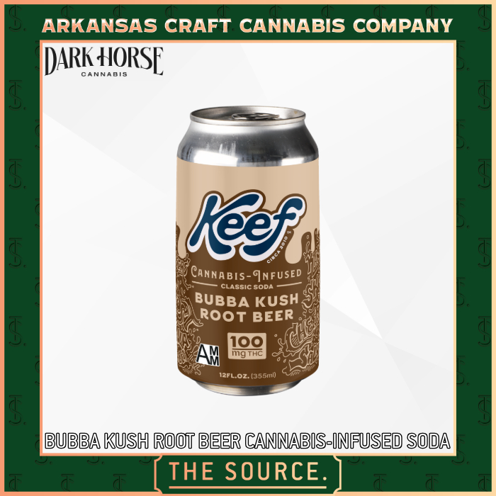 Photograph of product: Bubba Kush Root Beer Infused 100mg Cola