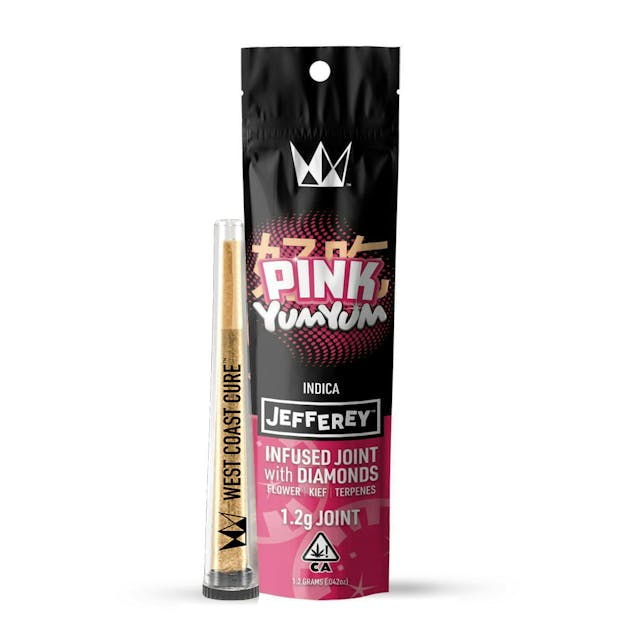 Photograph of product: Pink Yum Yum (I) - 1.2g Jefferey Infused Pre Roll - Pink Yum Yum (I)