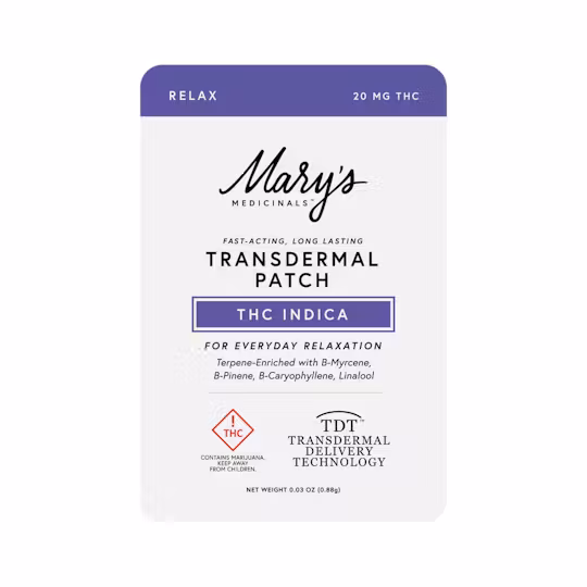 Photograph of product: Transdermal TH-oui Patch 20MG